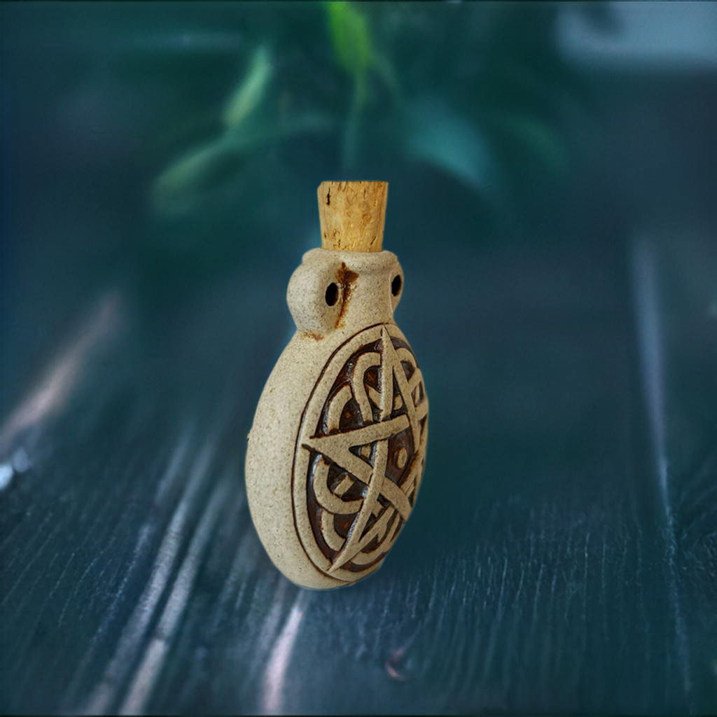 Pentacle Ceramic Bottle