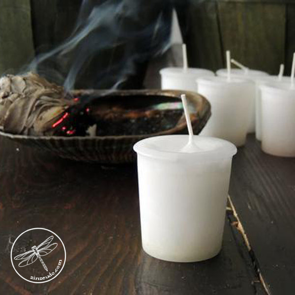 Wild Sage Votive Candle for Purification - Zinzeudo Infinite Wellness