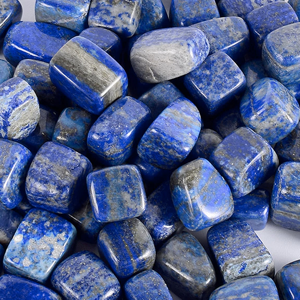 Lapis Lazuli Tumbled Stones for Communication & Intuition