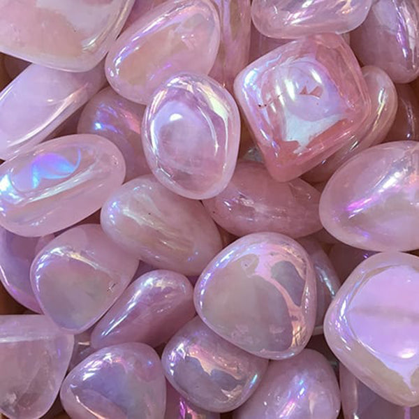 Rose Quartz tumbles – Venus and Phoenix LLC